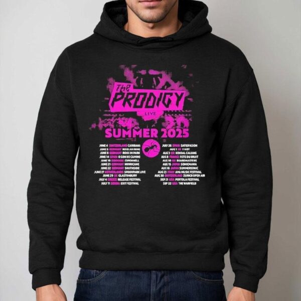 The Prodigy Summer Festivals Tour 2025 Dates List Kicks Off In Switzerland Caribana On June 4th Shirt