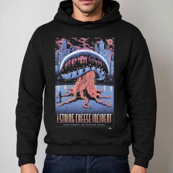 The String Cheese Incident Jan 31, 2025 The Salt Shed, Chicago Il Event Shirt