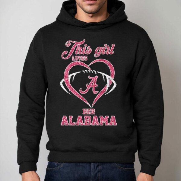 This Girl Loves Her Alabama Crimson Tide Diamond 2025 Shirt