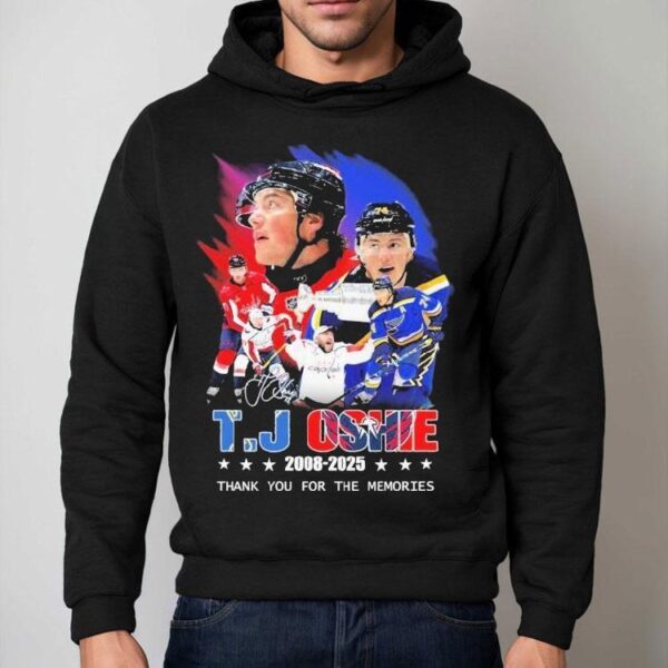 Tj Oshie 2009 2025 Thank You For The Memories Shirt