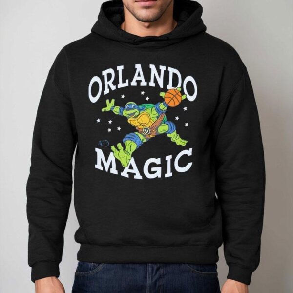 Tmnt Leonardo X Orlando Magic Basketball Shirt