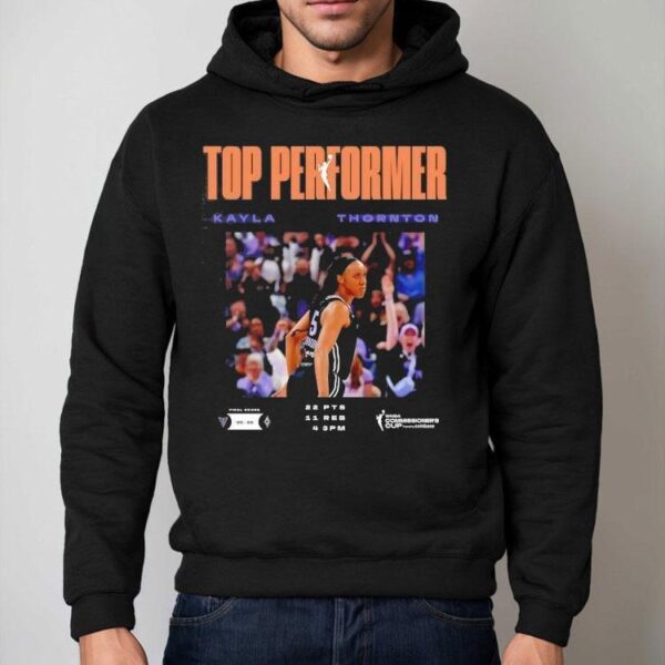 Top Performer Kayla Thornton Golden State Valkyries Basketball Shirt