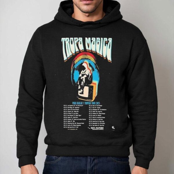 Tropa Magica Para Ballar Y Tripiar Tour 2025 Astronaut Tv Disco Shirt