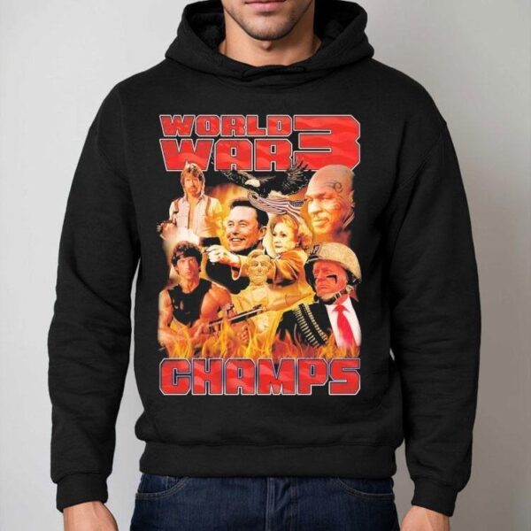 Trump Elon Musk Contra Michael Tyson World War 3 Champions Shirt