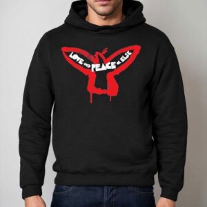 U Love And Peace Or Else Bird Hoodie
