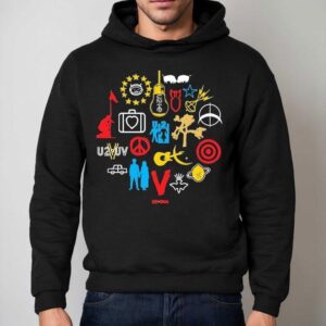 U Love And Peace Or Else Icons Logos Hoodie