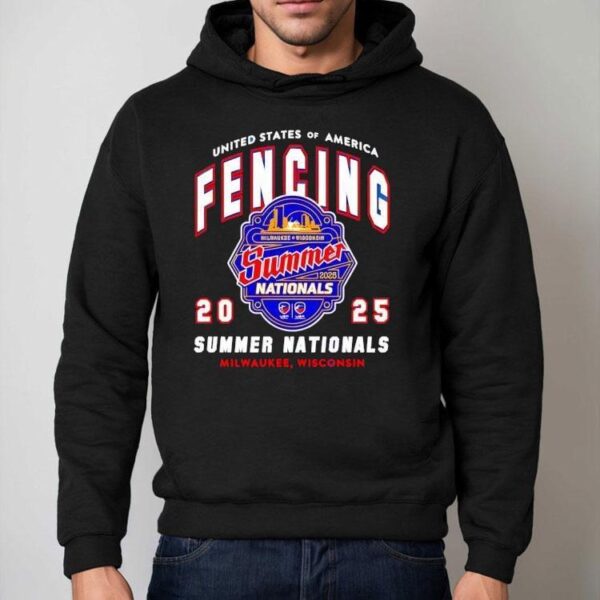 United States Of America Fencing Summer Nationals 2025 Summer Nationals Milwaukee Wisconsin Shirt