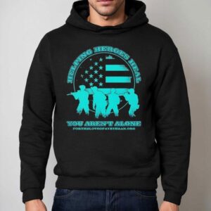 Usa Soldiers Helping Heroes Heal You Aren T Alone Vintage Hoodie