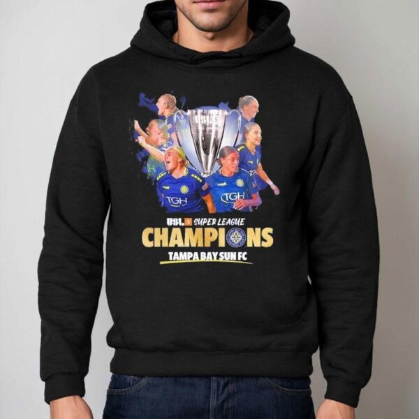 Usl Super League Champions 2025 Tampa Bay Sun Fc Shirt