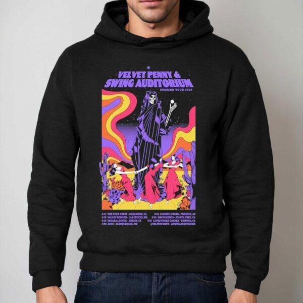 Velvet Penny Swing Auditorium Summer Tour 2025 Dates Shirt