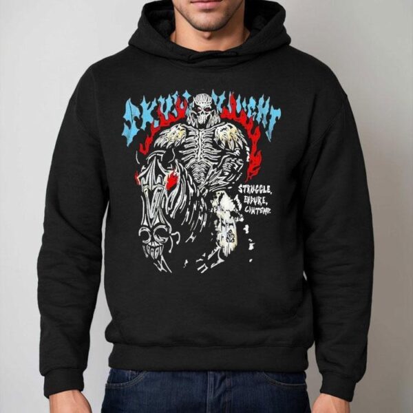 Warren Lotas Struggle Endure Contend Skull Knight Shirt