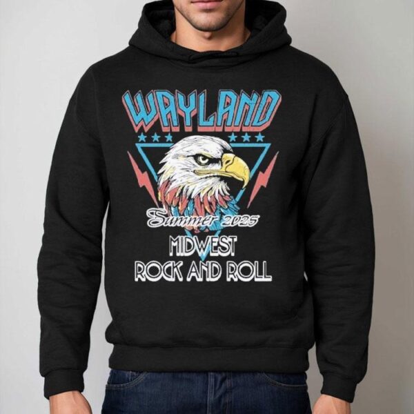 Wayland Summer 2025 Tour Midwest Rock And Roll Eagle Shirt