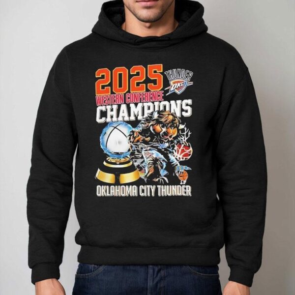 Western Conference Champions Oklahoma City Thunder Nba 2025 Shirt