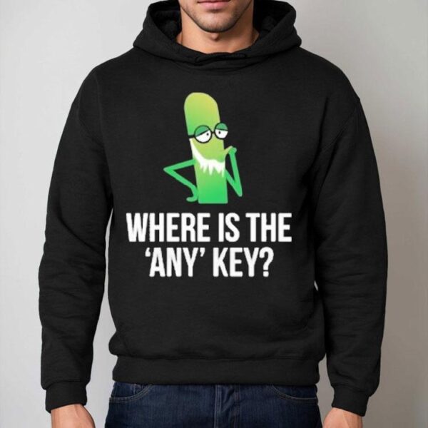 Where Is The Any Key With Character Shirt