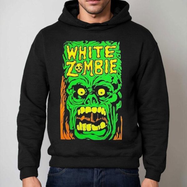 White Zombie Monster Yell Shirt