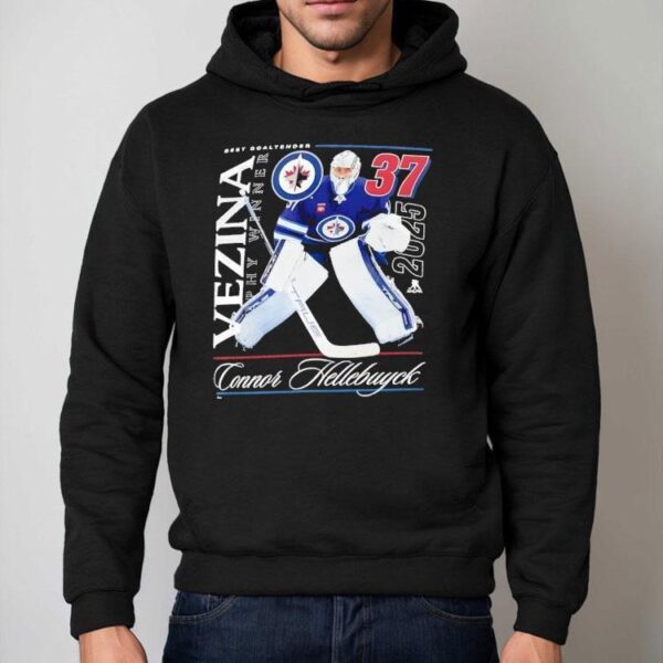 Winnipeg Jets Connor Hellebuyck 2025 Vezina Trophy Winner Shirt