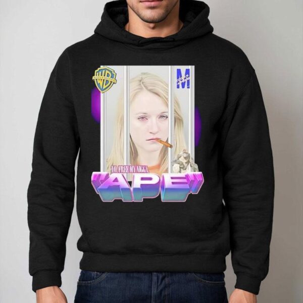Yo Free My Nigga Ape Warn A Brotha Logo Shirt