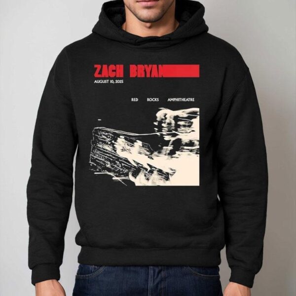 Zach Bryan Show At Red Rocks Park And Amphitheatre On August 10 2025 Shirt