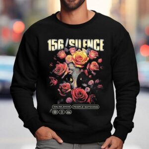 Silence People Watching Flower Eyes Sweatshirt