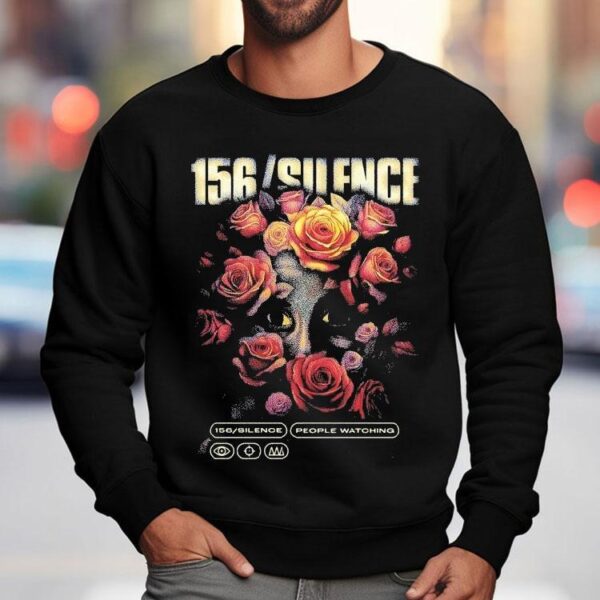 156 Silence People Watching Flower Eyes Shirt