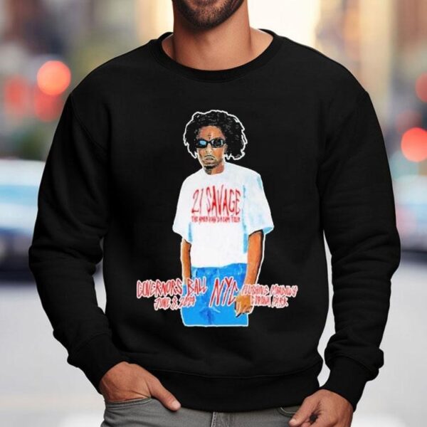 21 Savage Flushing Meadows Corona Park Governors Ball Nyc June 8 2024 Shirt