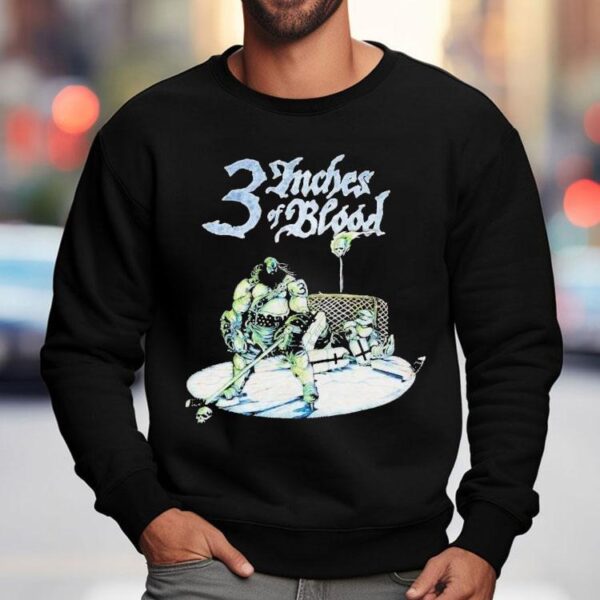 3 Inches Of Blood Blood Hockey Heavy Metal Shirt