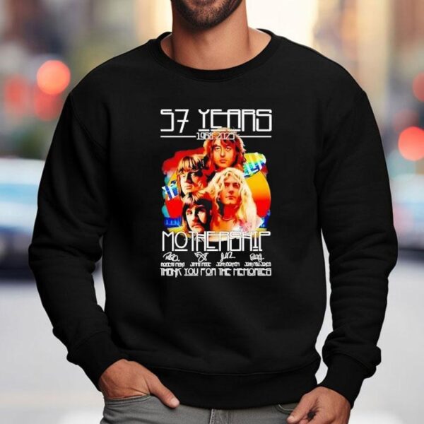 57 Years 1968 2025 Mothership Thank You For The Memories Shirt