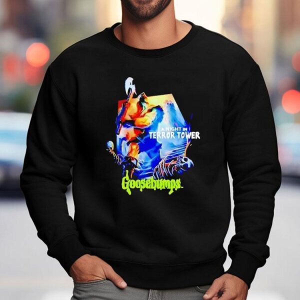 A Night In Terror Tower Goosebumps Retro Shirt