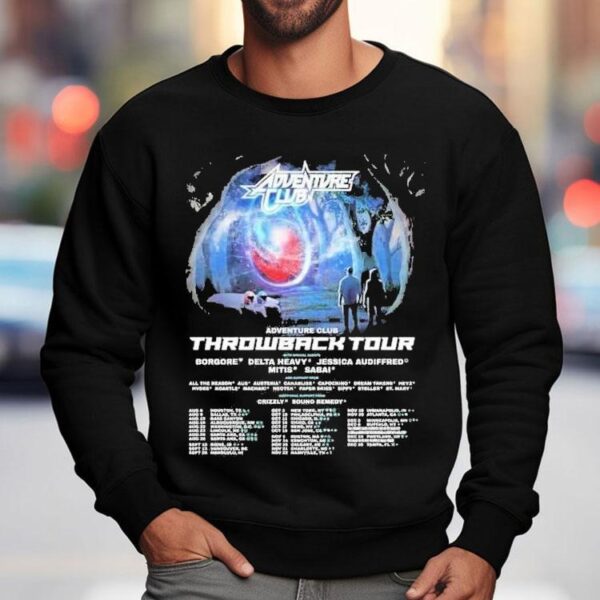 Adventure Club Throwback Tour 2025 Dates Shirt