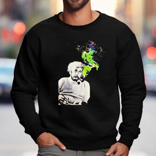 Albert Einstein Smoking Colors Shirt
