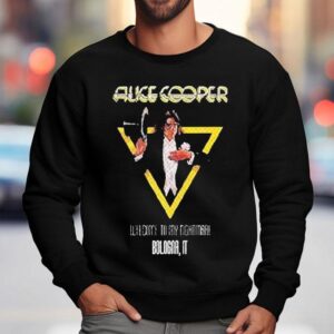 Alice Cooper Welcome To My Nightmare City In Bologna It Sweatshirt