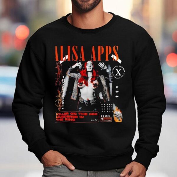 Alisa Apps Killer On The Mic Murderer In The Ring Shirt