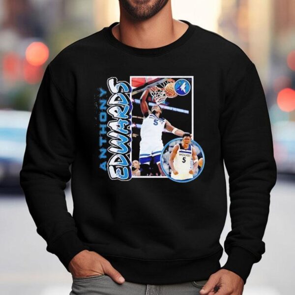 Anthony Edwards Minnesota Timberwolves ’90s Player Shirt