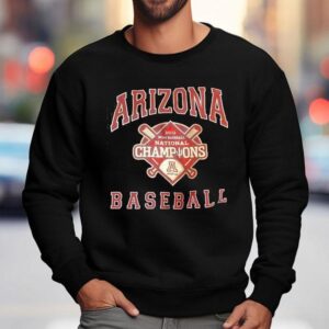 Arizona Wilcats Ncaa Baseball National Champions Sweatshirt