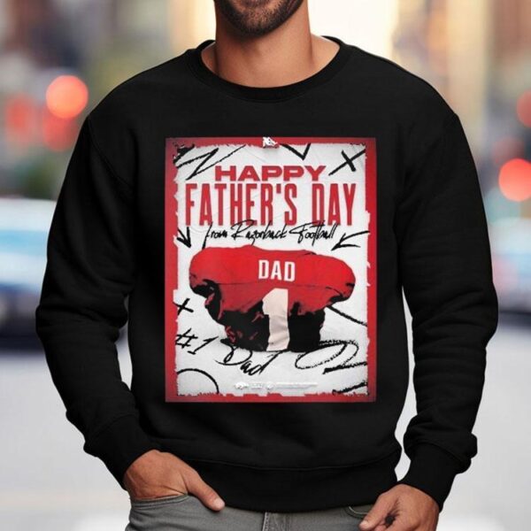 Arkansas Razorback Happy Father’s Day #1 Dad Shirt