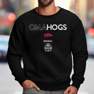 Arkansas Razorbacks Omahogs Ncaa Baseball College World Series Sweatshirt