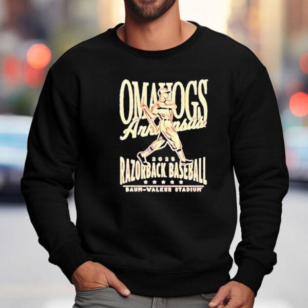 Arkansas Razorbacks Omahogs Baseball 2025 College World Seriesshirt