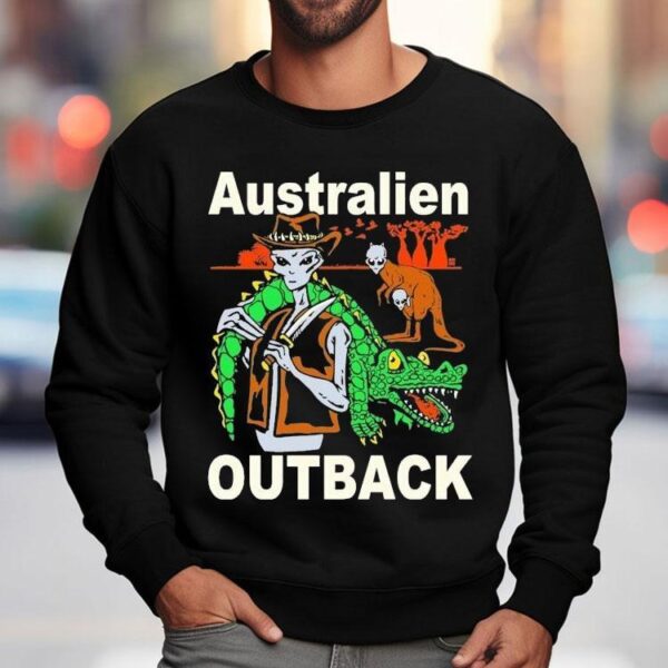 Australien Outback Gator Knife Shirt
