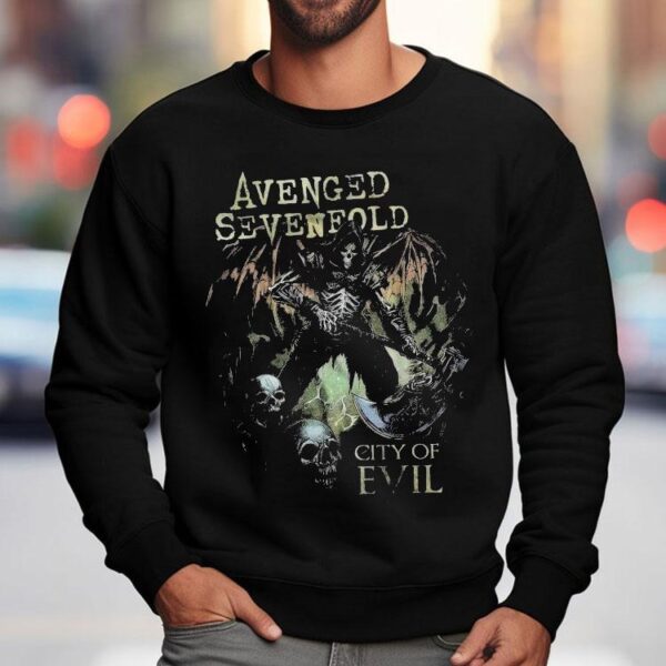 Avenged Sevenfold Evil Never Dies City Of Evil 20th Anniversary Shirt