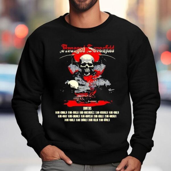 Avenged Sevenfold June 11 2025 Hradec Krlov Cz Rock For People Shirt