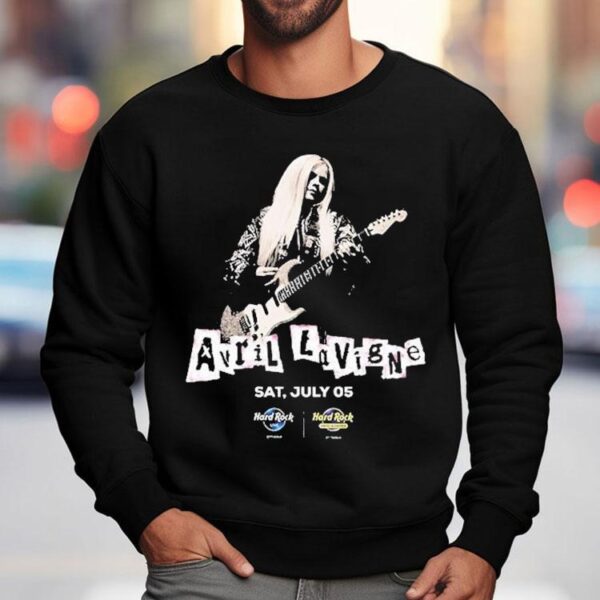 Avril Lavigne At Hard Rock Casino Ottawa On July 5 2025 For Grand Opening Shirt