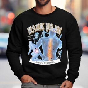 Back Pain Spinal Injustice By Arcanebullshit Rhomboids Lumbar Trapezius Crack Sweatshirt