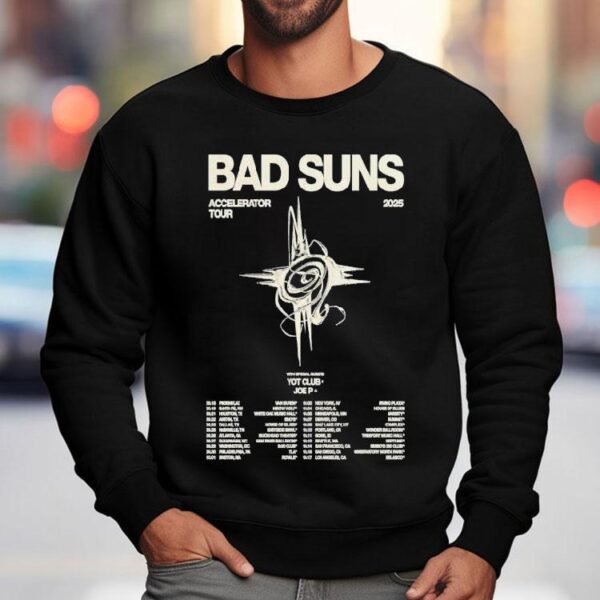 Bad Suns Accelerator Tour 2025 Dates Shirt