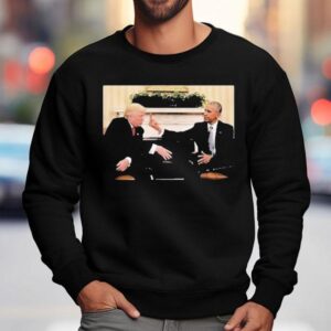 Barack Obama Middle Finger Fuck Trump Sweatshirt