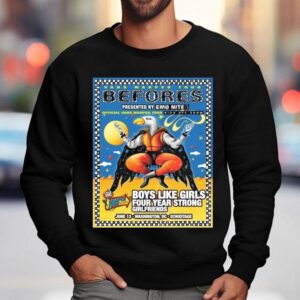Befores Boy Like Girls Four Year Strong Girlfriends Vans Warped Tour June Washington Dc Sweatshirt