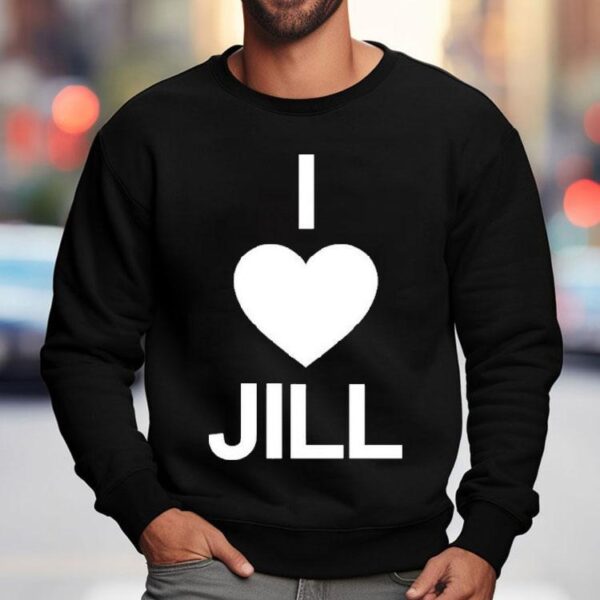 Ben Starr Wearing I Love Jill Shirt