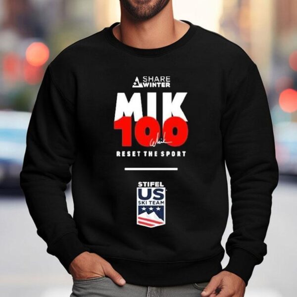 Billie Jean King Share Winter Mik 100 Reset The Sport Stifel Us Ski Team Shirt