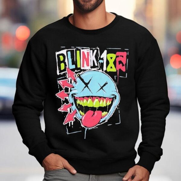 Blink-182 Green Th Smile Logo Shirt