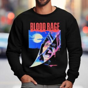 Blood Rage Knife Horror Movie Sweatshirt