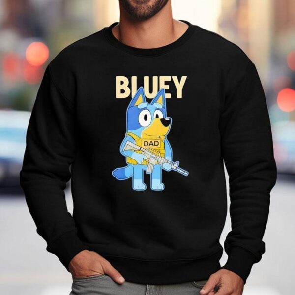 Bluey Military Tactical Dad Shirt